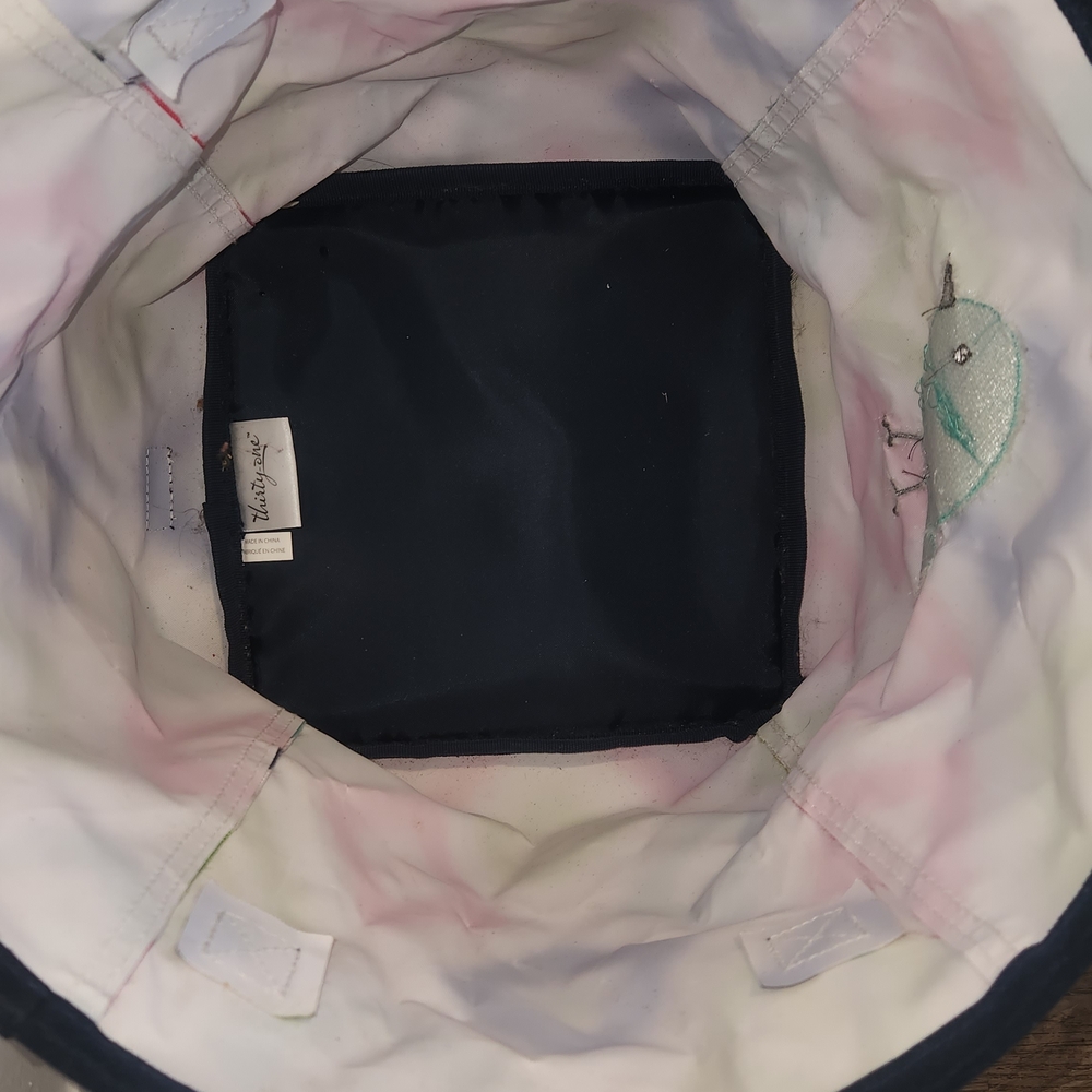 Thirty-One Mini Storage Bin with Colorful Pattern - Picture 3 of 5